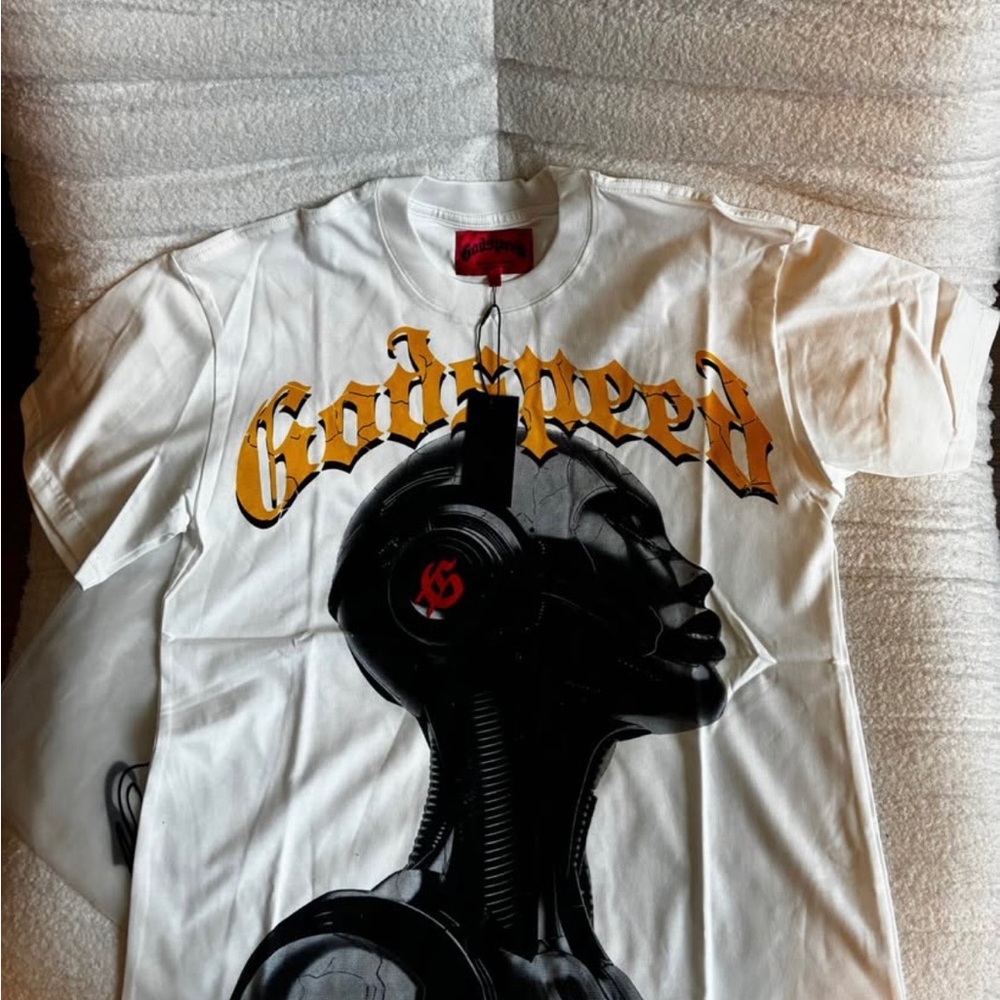 Godspeed White Graphic Tee